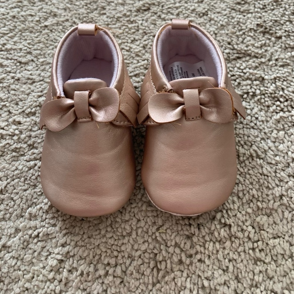 Rose Gold Moccasins